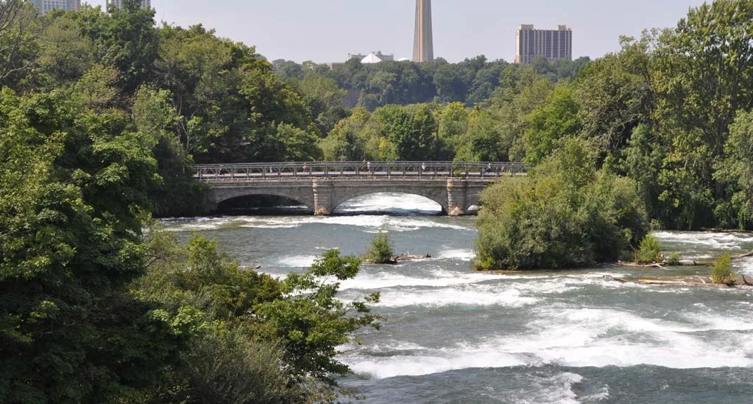 State Parks Plan to Rebuild Bridges to Goat Island; say they will follow environmental regulations [for a change]