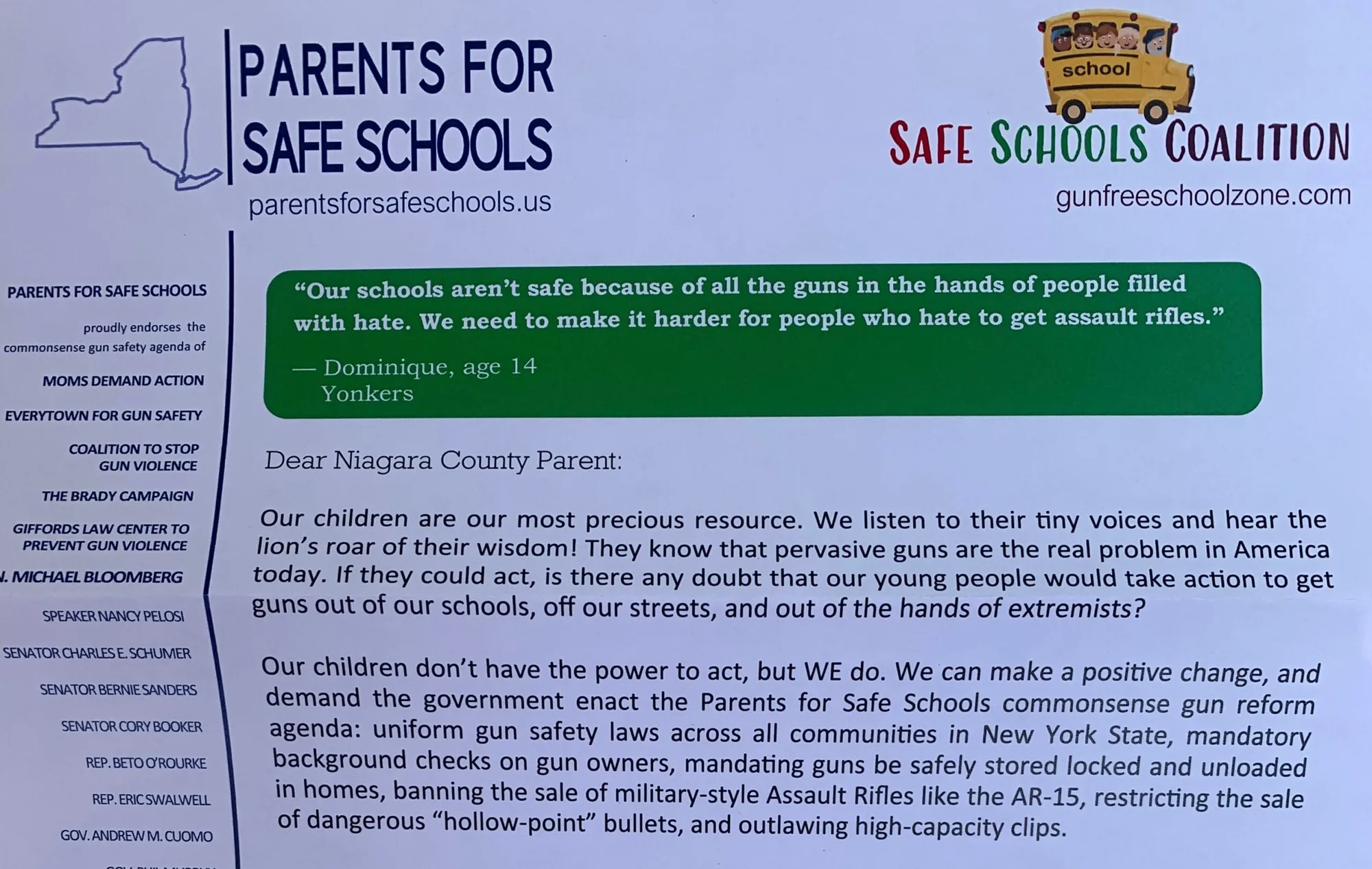 Investigation Into Phony Gun Control Mailer in Niagara County Appears to Heat Up