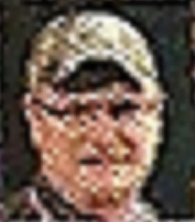 Magnified 100X, Mayor Dyster is clearly recognizable.