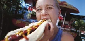Hot dogs, Delaware North hot dogs What kind of kids eat Delaware North Hot Dogs? Fat kids, skinny kids, kids who climb on rocks Tough kids, sissy kids, billionaire kids, even kids with chicken pox love hot dogs, Delaware North Dot Dogs The dogs kids love to bite!