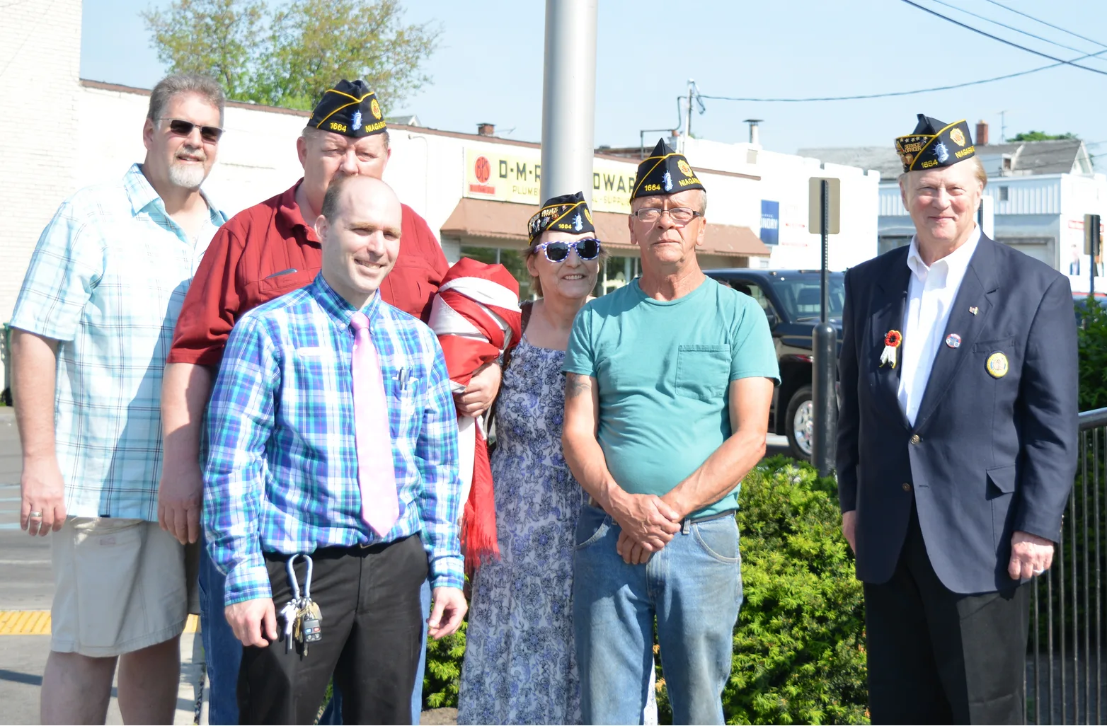 THE ACTION: Memorial Day Flag Raising at Niagara Falls City Market