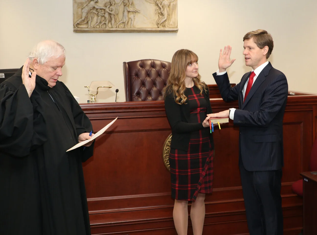 Brian Seaman Sworn in as Niagara County District Attorney