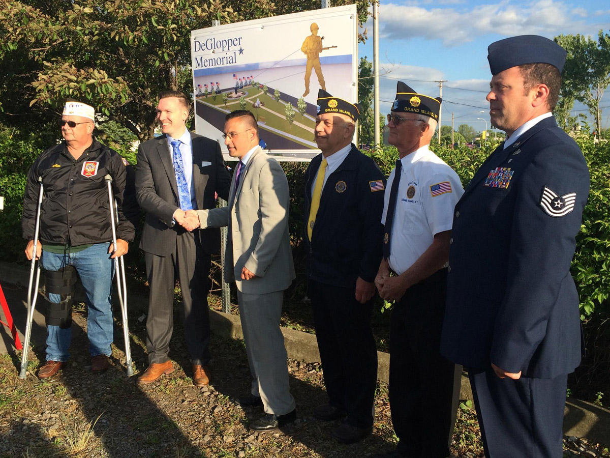 New Memorial honors Grand Island WWII Hero