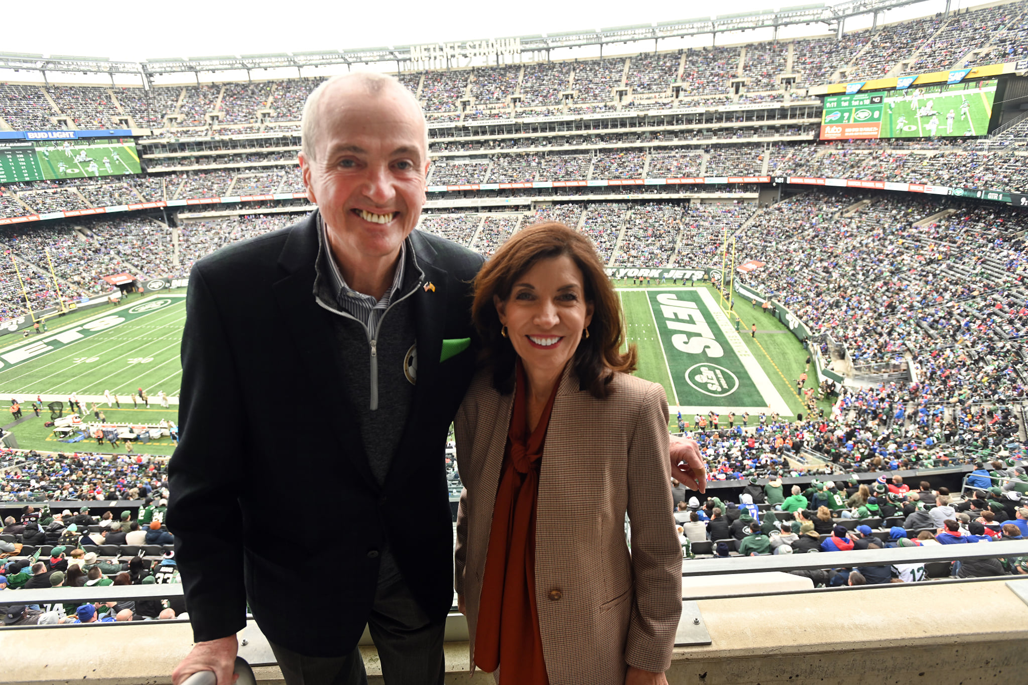 Gov. Hochul Feted by Delaware North at Bills vs. Jets Game