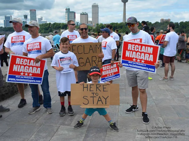 SLIDESHOW: Rally Participants Swarm Niagara Falls State Park in Quest to ‘Reclaim Niagara’