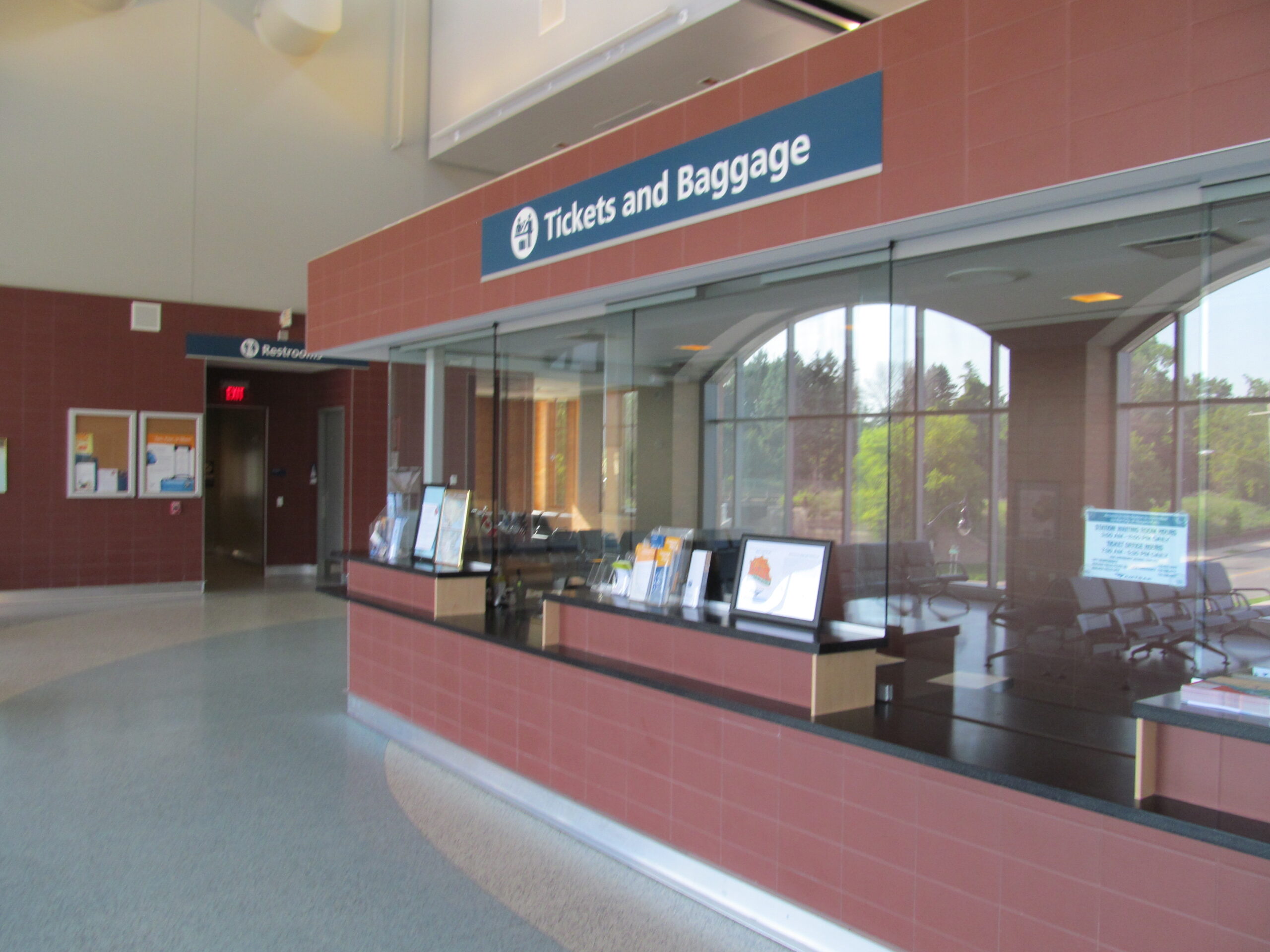 Train Station Still There: Expansive, Expensive and Empty