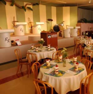 The opulent Tropicana Room at the Lucy Desi Museum
