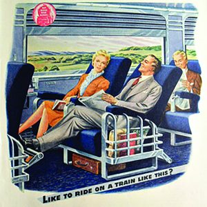 Perhaps Mayor Paul Dyster imagined train travel was still like this.