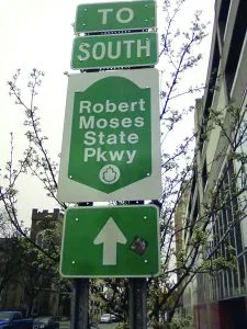 1st St. south of Niagara, west side of street