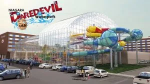 Proposed "Daredevil" themed water park