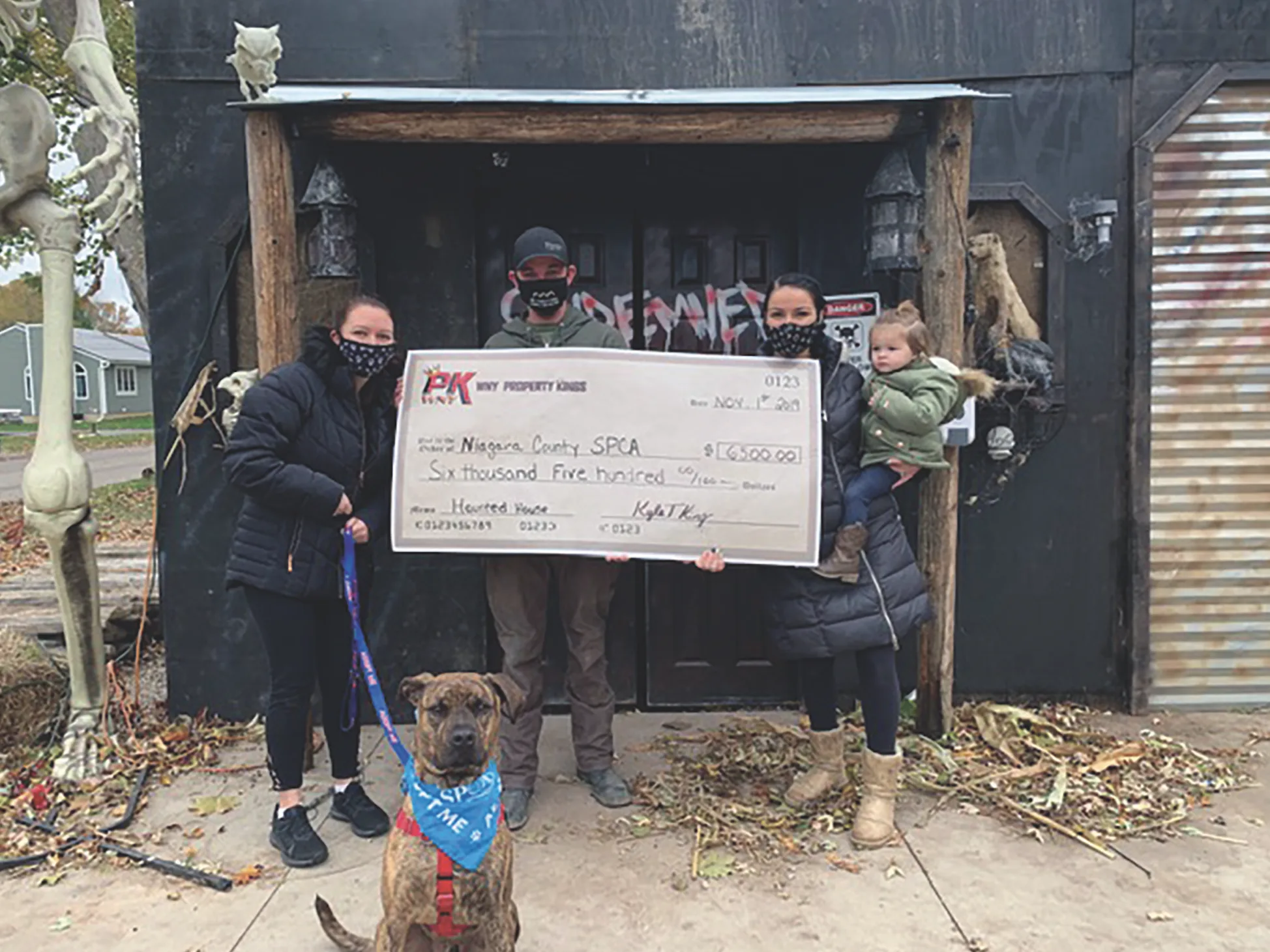 870 Lee Home Haunt Raises $6,500 for Niagara County SPCA