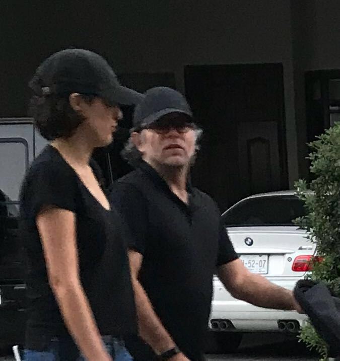 Raniere photographed in Monterrey – with Mariana and baby
