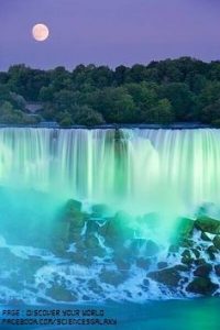  Imagine what Niagara Falls would look like illuminated by the natural light of a supermoon.