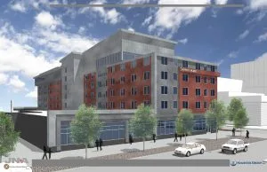 What Hamister's $18 million Hyatt Place will look like when its finished.