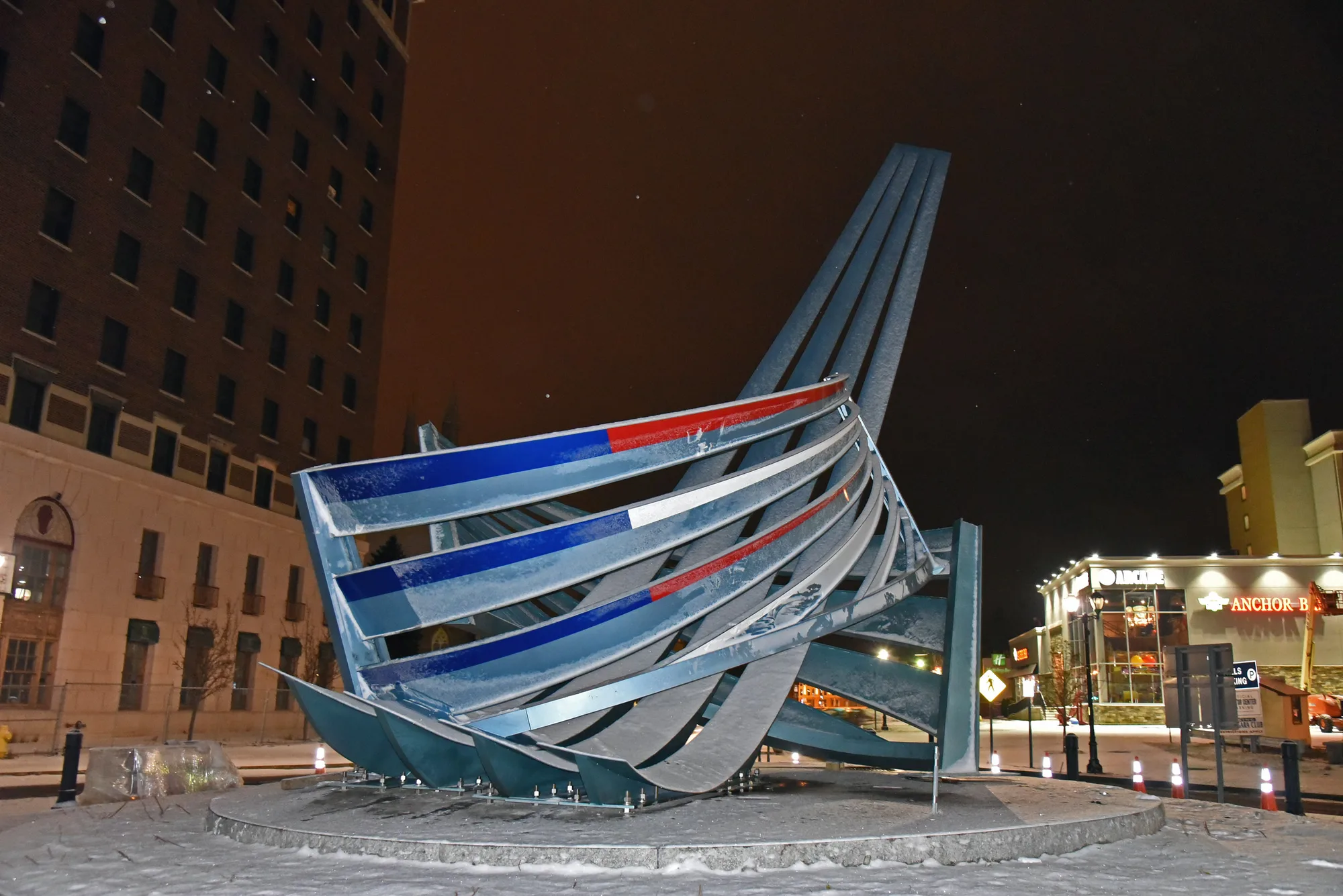 Falls, County react harshly to new “American” outdoor art installation, price tag