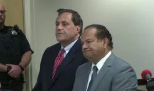 Steve Pigeon with Defense Attorney Paul Cambria