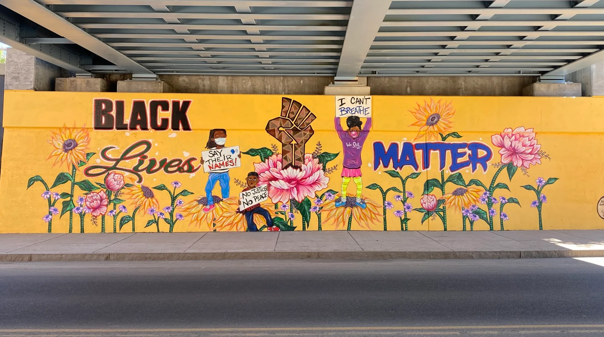 Black Lives Matter Mural Completed in Niagara Falls