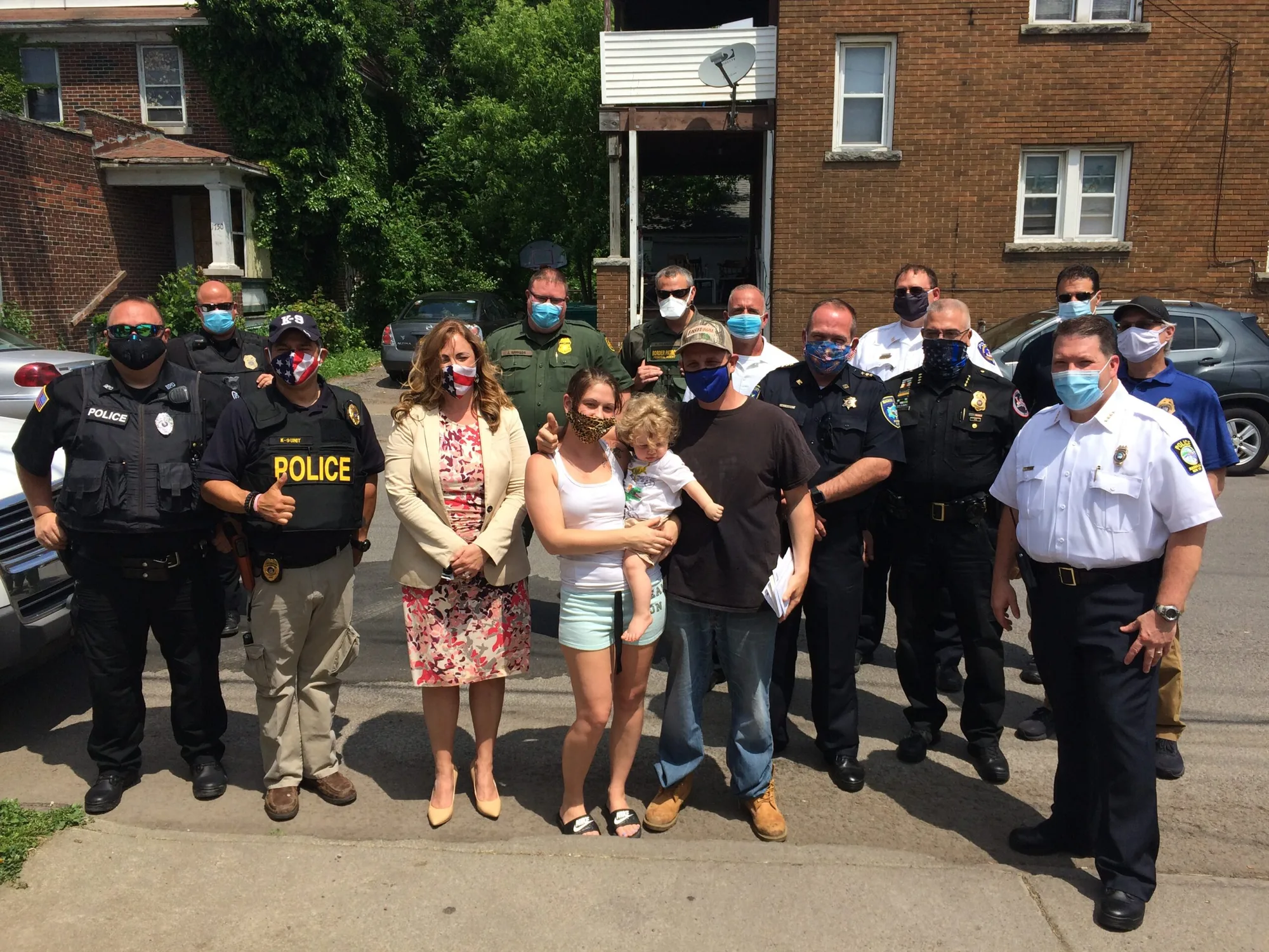 Niagara County Sheriff, District Attorney, Falls Police Chief & Others Surprise Little Bakery Owners With Donations