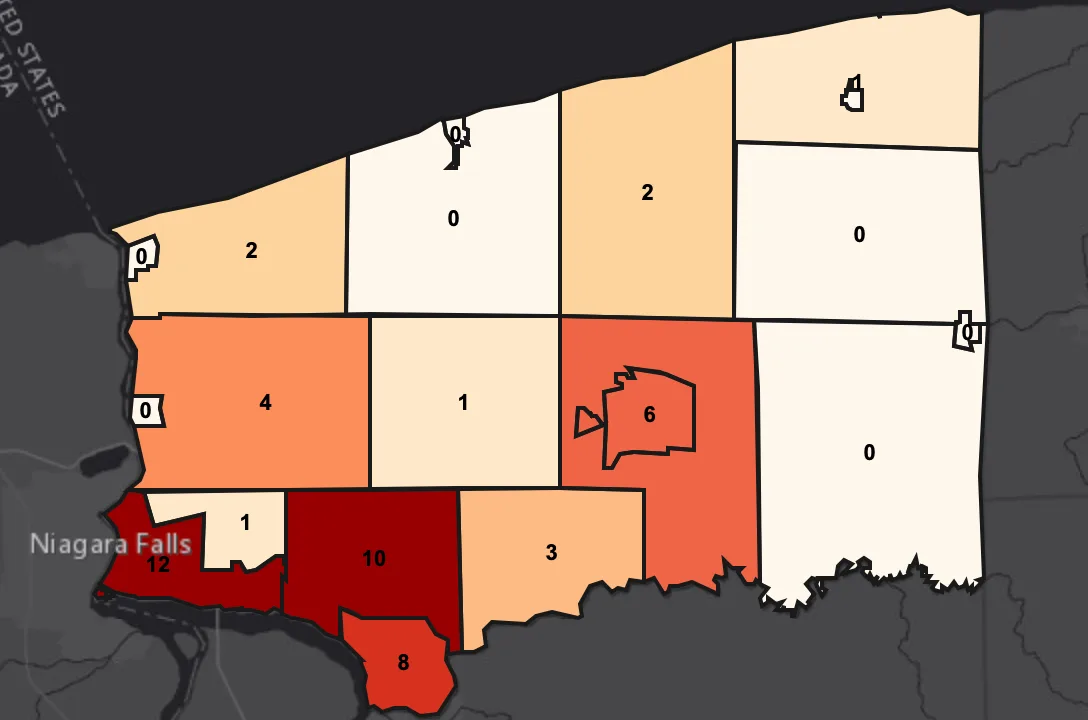 Niagara Falls Officially Leads County in Positive COVID-19 Cases