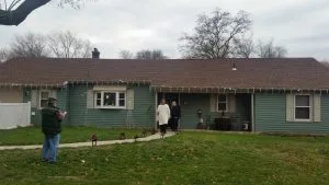 The Cozy Christmas Cottage warmed the hearts of all with holiday cheer.