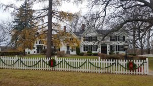 Once called the “Ship Captain’s House,” the 1815 mansion was the private home of Fairbanks, who also is credited with the construction of the village’s Frontier House on Center Street.