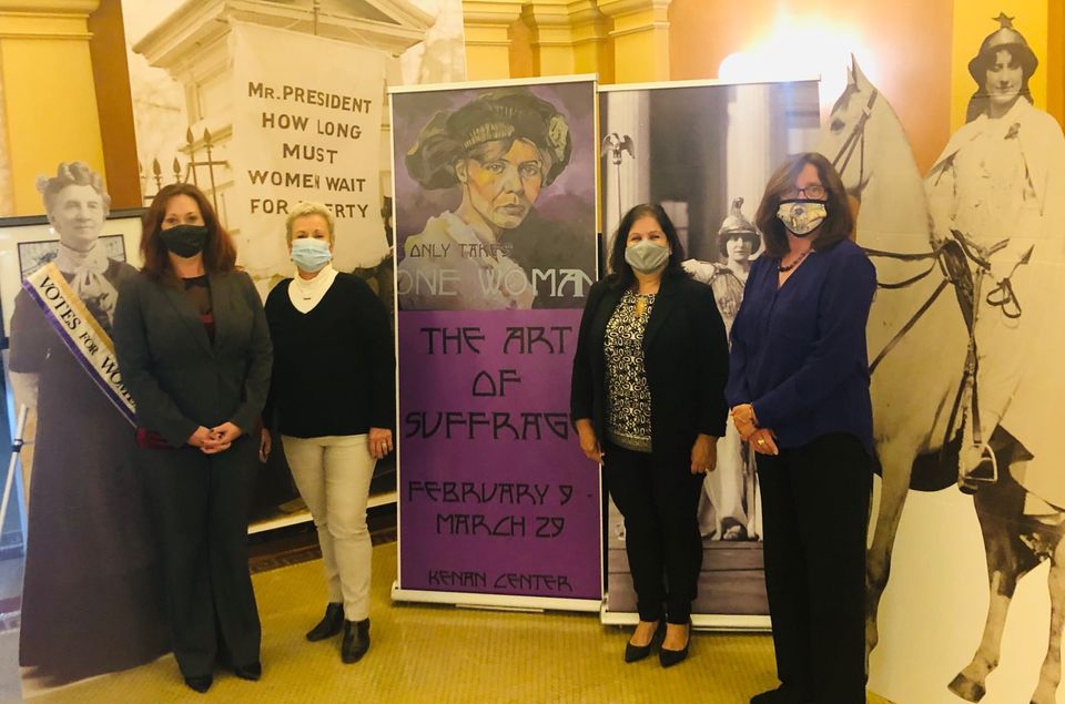 “Art of Suffrage” Celebrating Passage of 19th Amendment on Display In Niagara County Courthouse