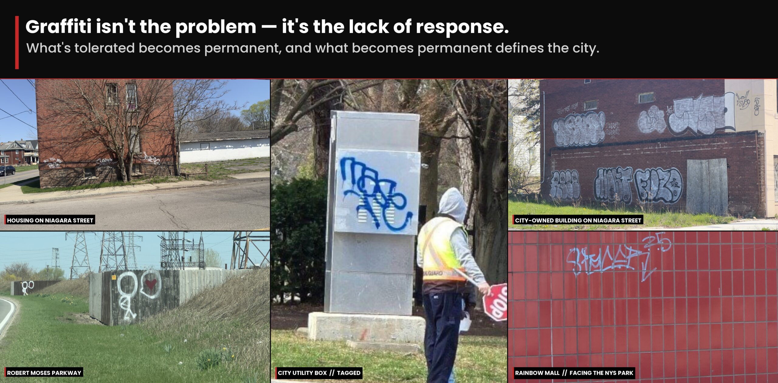 Niagara Falls Must Clean Up City; Act on Illegal Dumping and Graffiti