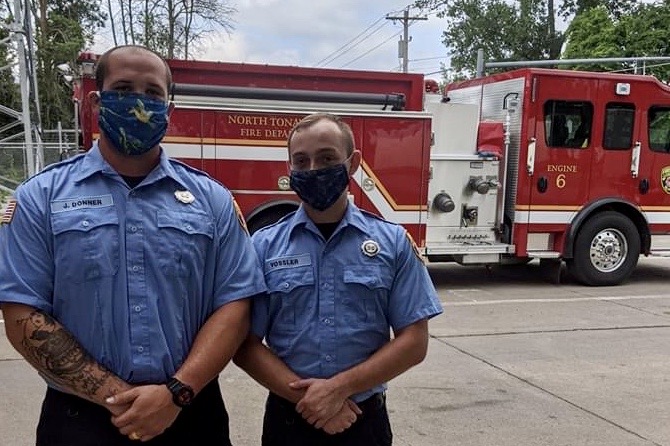 North Tonawanda Celebrates Graduation of Recruits Donner and Vossler