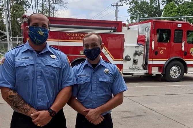 North Tonawanda Celebrates Graduation of Recruits Donner and Vossler