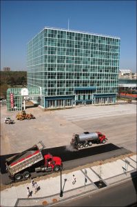 When he finished filling the hole and began paving, the Niagara Gazette proclaimed "By Niagara Falls standards, Friday was a huge day for the city. With the paving of the dirt lot at One Niagara, it truly was an end to all signs of the failed AquaFalls project that has lingered in the city like a ghost for more than seven years."