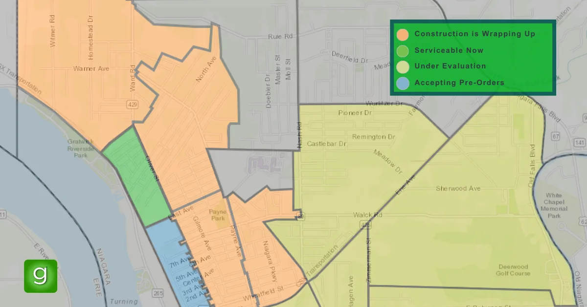 Nearly 1,700 Homes in North Tonawanda Have Access to Greenlight’s Fiber Network