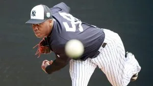 Aroldis Chapman is the hardest thrower in baseball