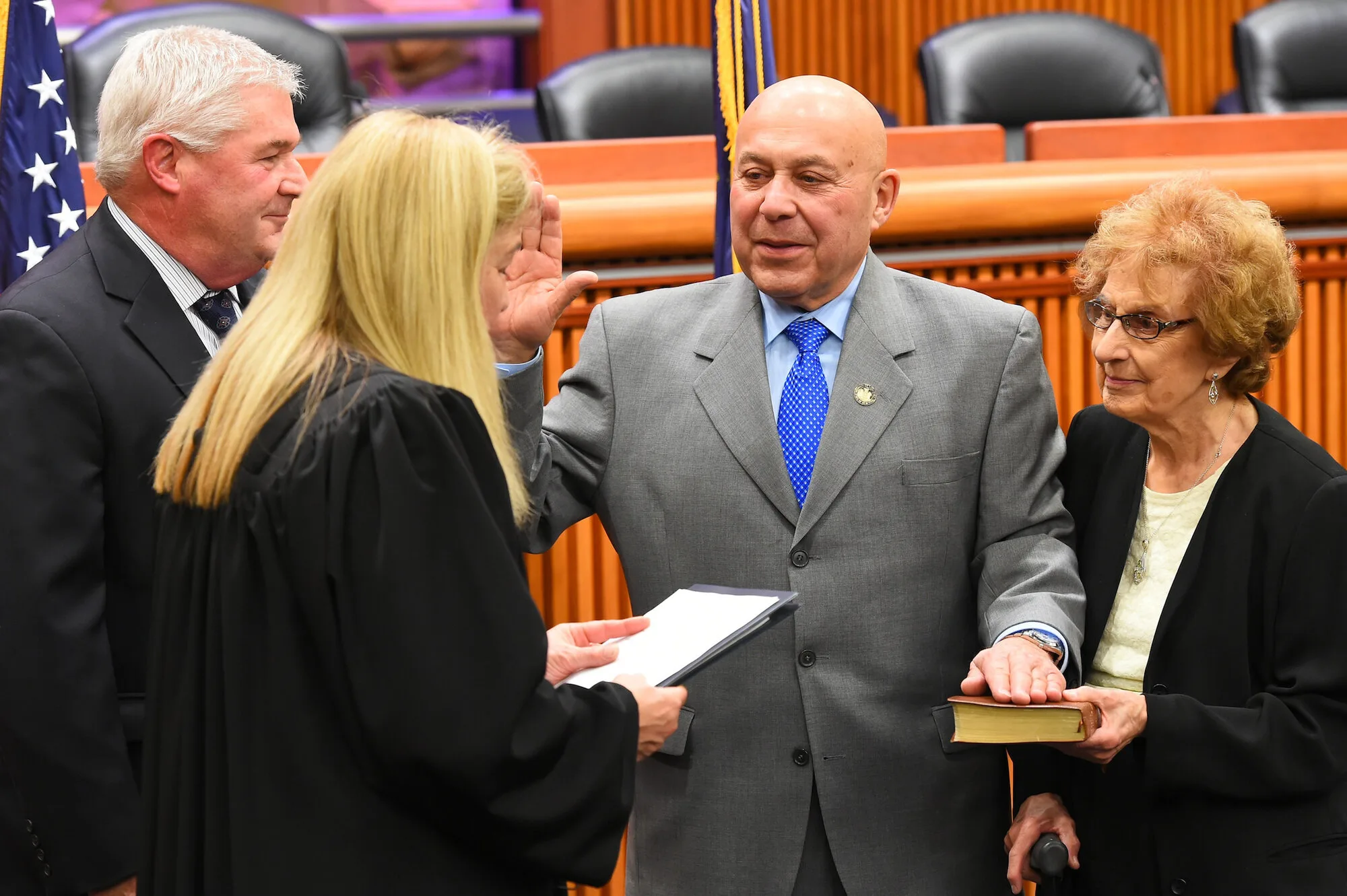 MORINELLO SWORN INTO OFFICE
