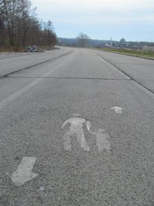 Perhaps these images are part of some primitive religion - it was originally named the "Moses" parkway, after all.