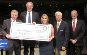 Cuomo administration apparatchik Howard Zemsky, on behalf of the governor, returns $10 million taken from taxpayers to Jamestown to spend on state-approved economic development projects. Over the past several years, Cuomo has reneged on tens of millions promised for downtown Niagara Falls. 