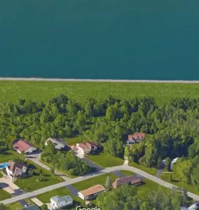 As one can see from the picture, the reservoir is elevated and stores water above the houses below it. An inundation plan exists and the Reporter will attempt to obtain it.