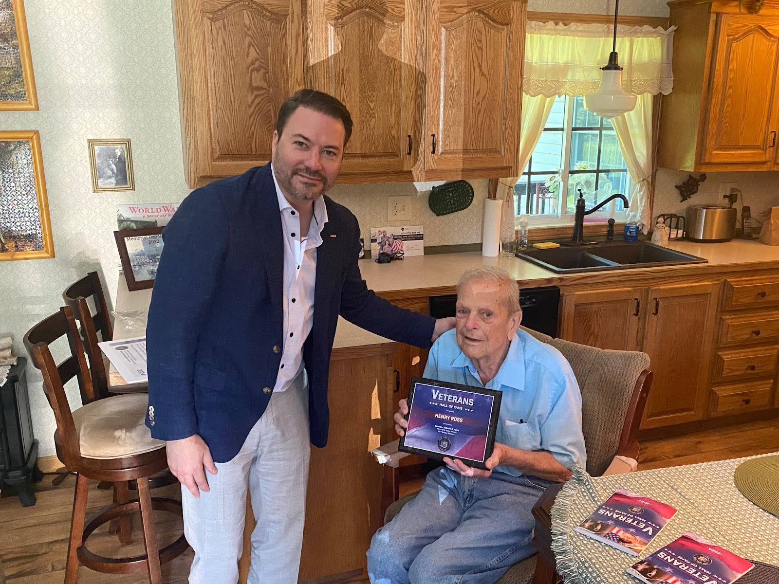 New York State Senator Rob Ortt Presents Commendation to Senate Veteran Hall Of Fame Nominee and World War II Veteran Henry Ross