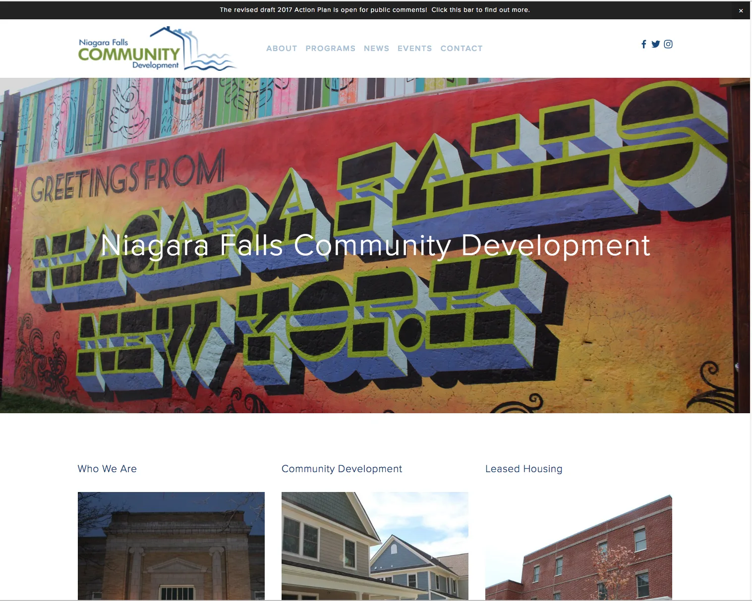 Try calling Community Development; You might as well call the White House