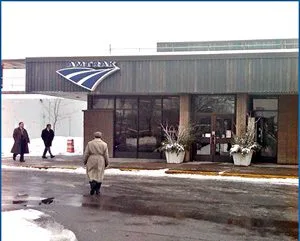 The Schenectady train station has twice as many riders and is one-fifth the size of the new train station.