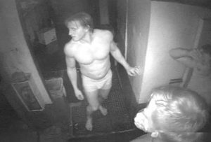 Cheeky Burglar caught on camera robbing home in his underwear.