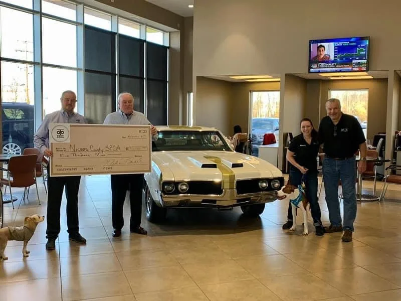 Basil Volkswagen and Toyota donates $5,000 to Niagara County SPCA