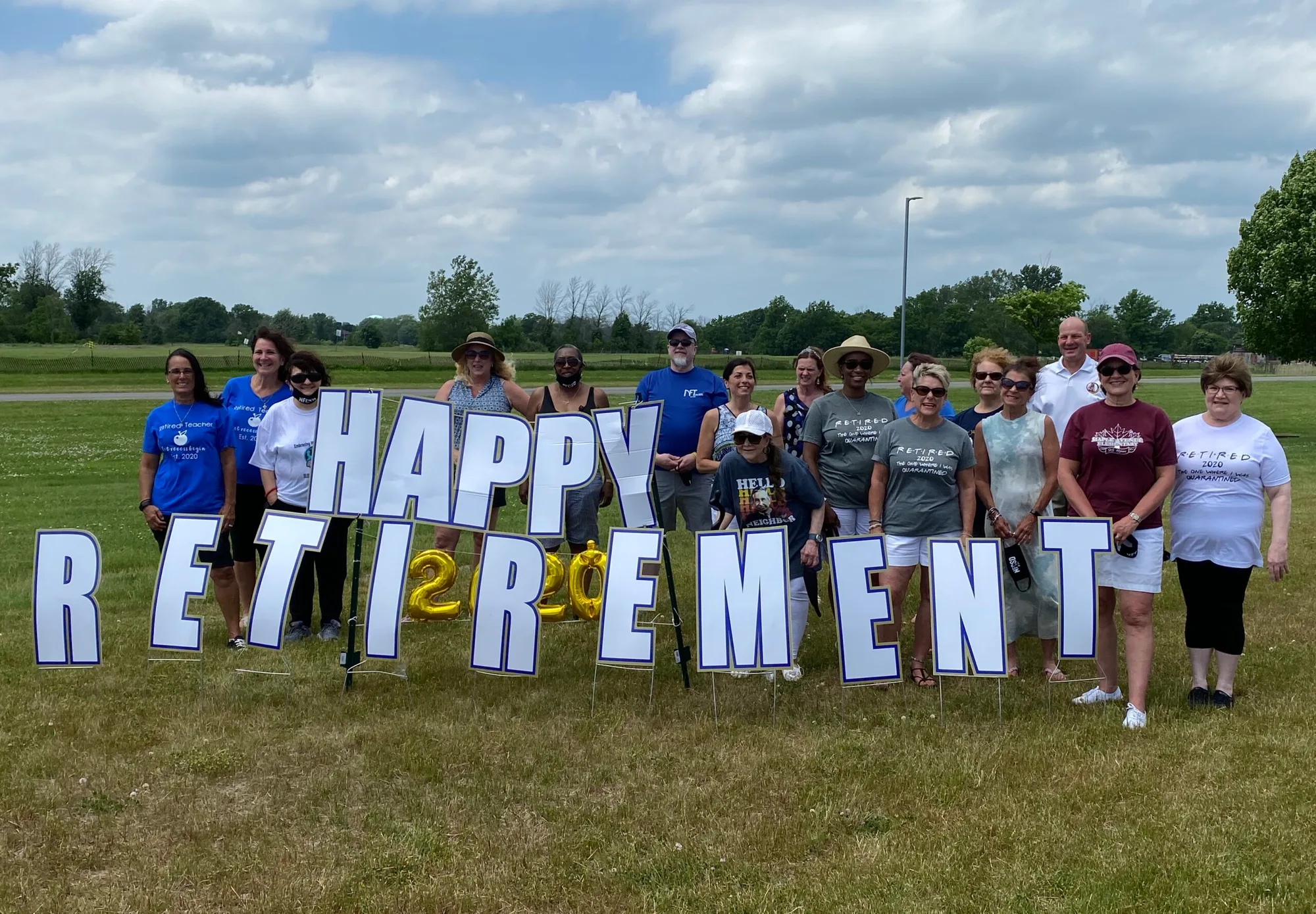 Retirees from Niagara Falls City Schools Celebrated with Motorcade