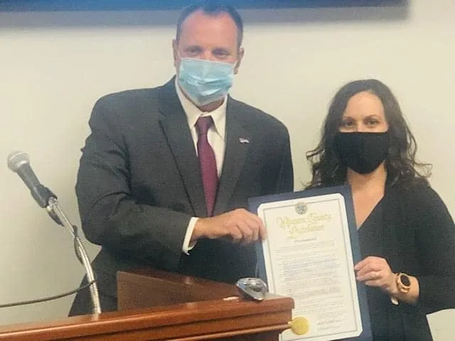 Niagara County Legislator Gooch Presents Proclamation Declaring September “Suicide Prevention Month”