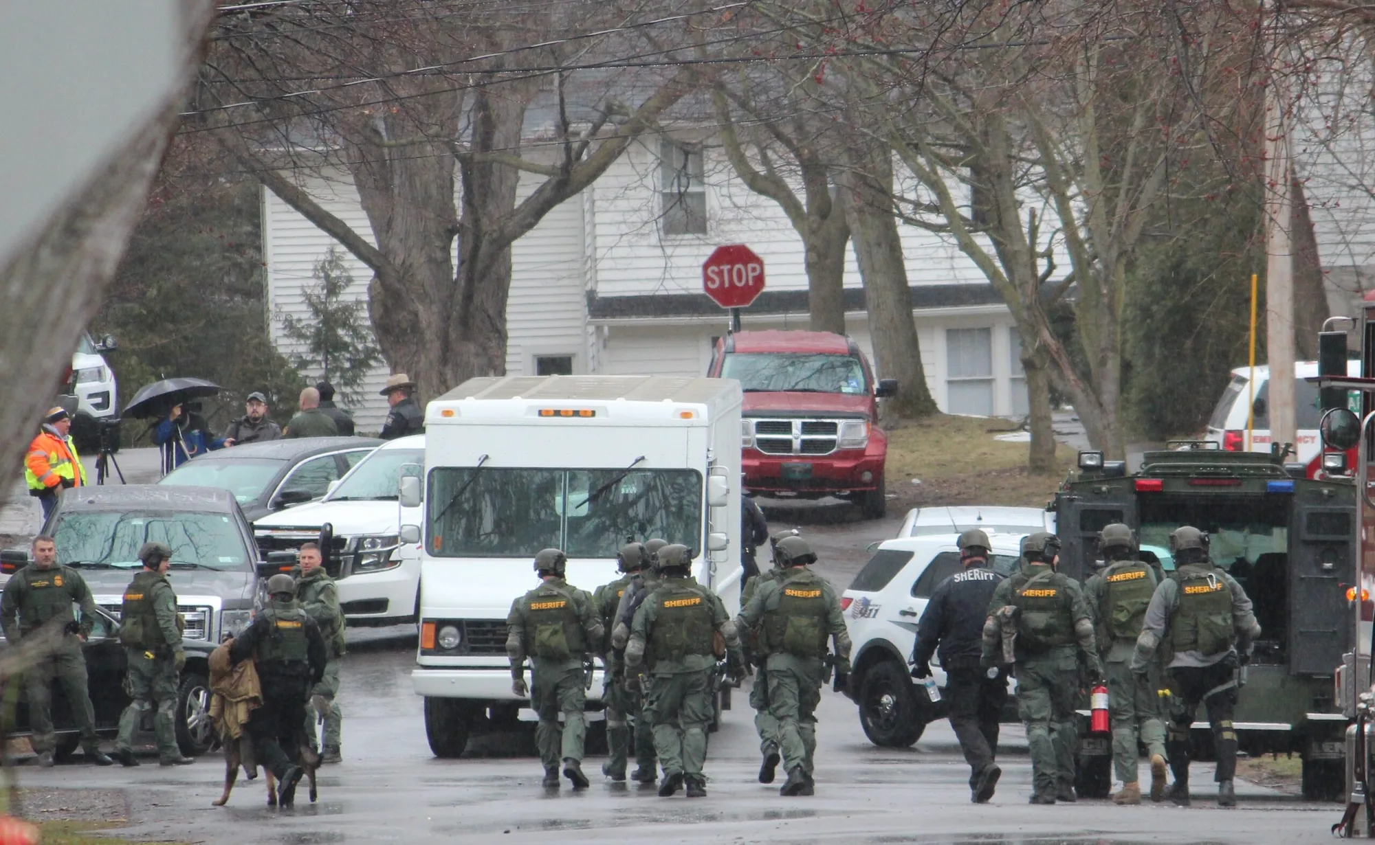 Live Photos from Police Stand-Off in Village of Lewiston