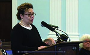 Mayor Paul A. Dyster wants to get rid of longtime city controller Maria Brown (above) who has continuously criticized the mayor’s spending and the $12 million plus annual budget deficit. 