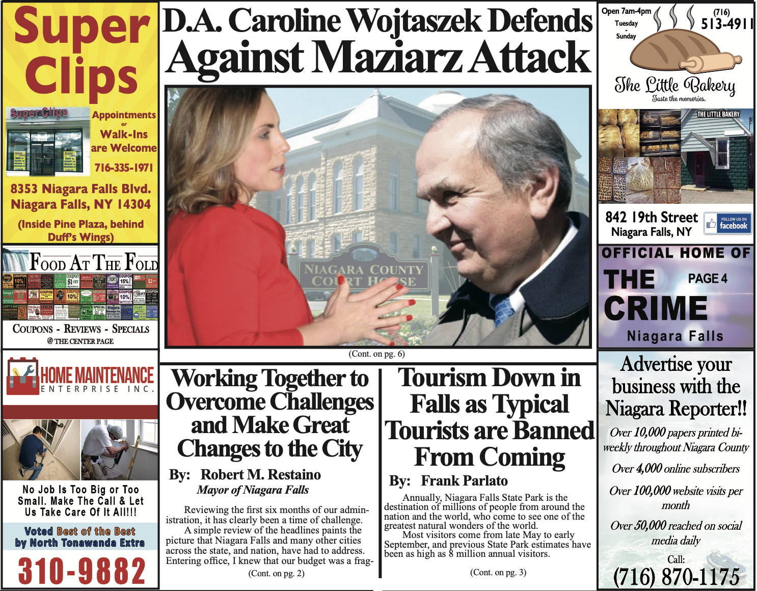 July 8th, 2020, Edition of the Niagara Reporter Newspaper