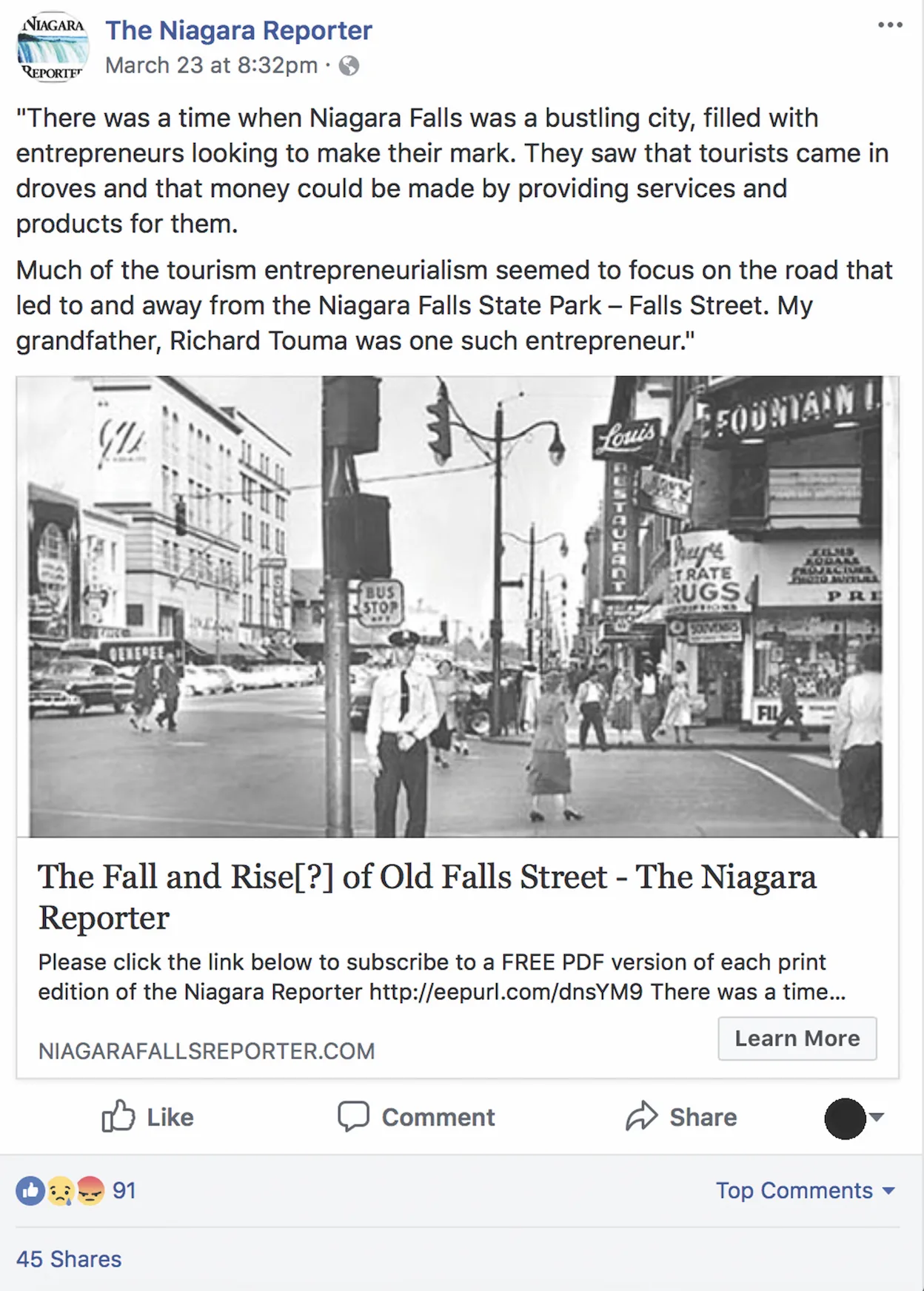 People’s Voice Edition: The Fall and Rise[?] of Old Falls Street