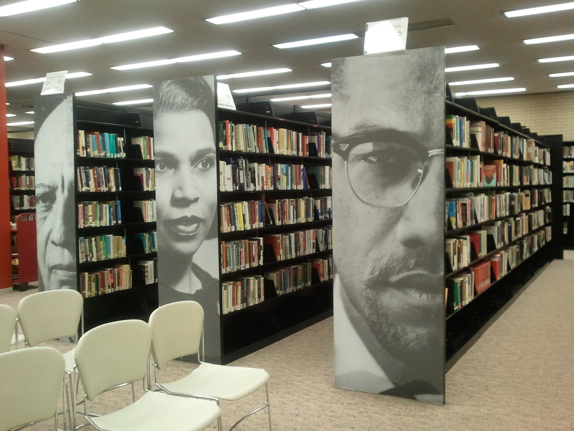Why Was Black African American Section removed from Niagara Falls Library?