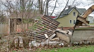 the roof collapsed on a home under the supervision of Isaiah 61, a not for profit under the shepherding of the Mayor.